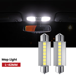 Lasfit 42MM led map lights fit for 2007-2014 GMC Yukon