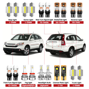 Lasfit led bulbs for 2007-2014 Honda CR-V  