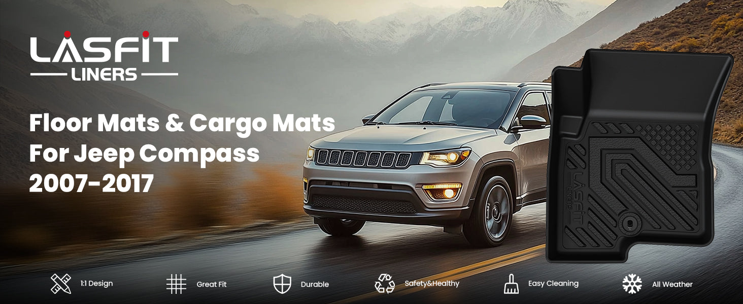 2007-2017 Jeep Compass floor mats