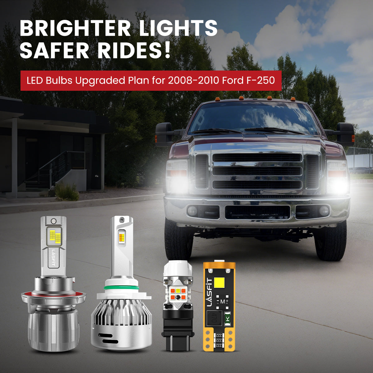 Lasfit LED Bulbs for 2008-2010 Ford F-250/F-350