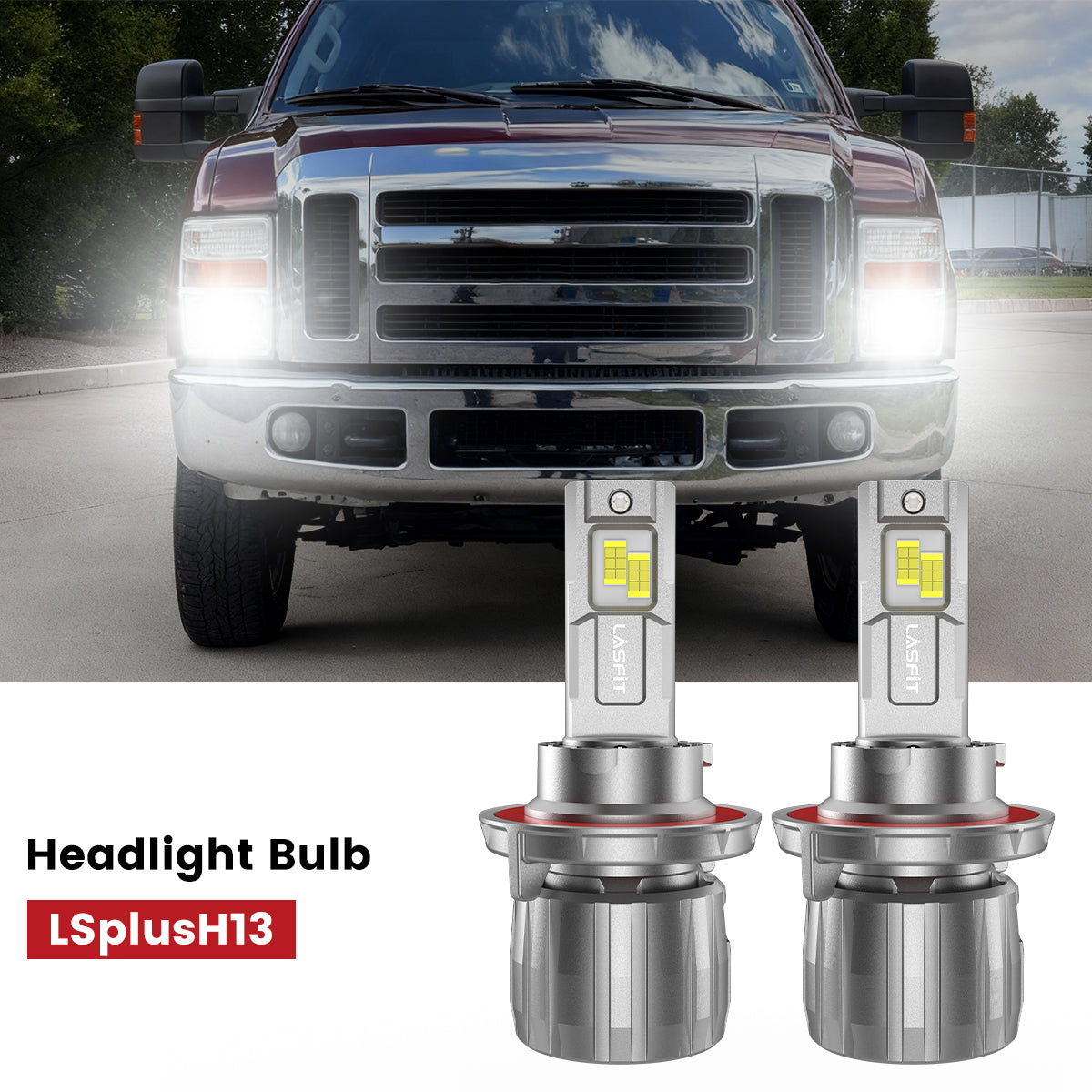 Lasfit led headlight bulbs for 2008-2010 Ford F-250 F-350
