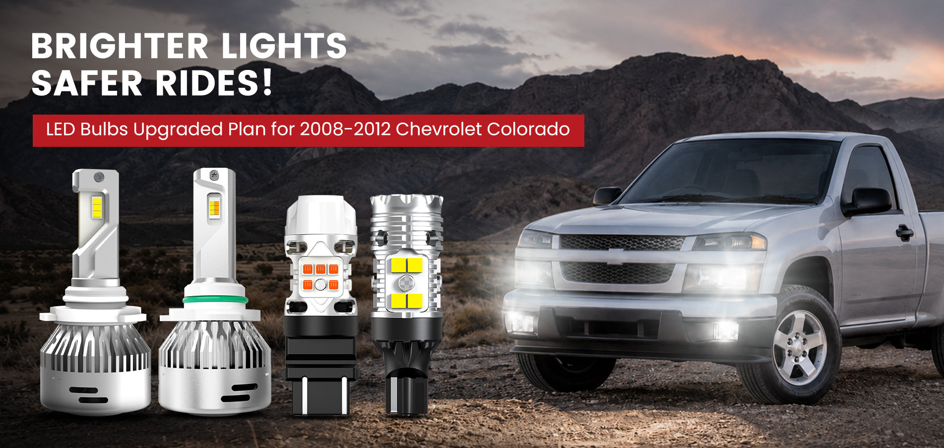 Lasfit LED Bulbs for 2008-2012 Chevrolet Colorado