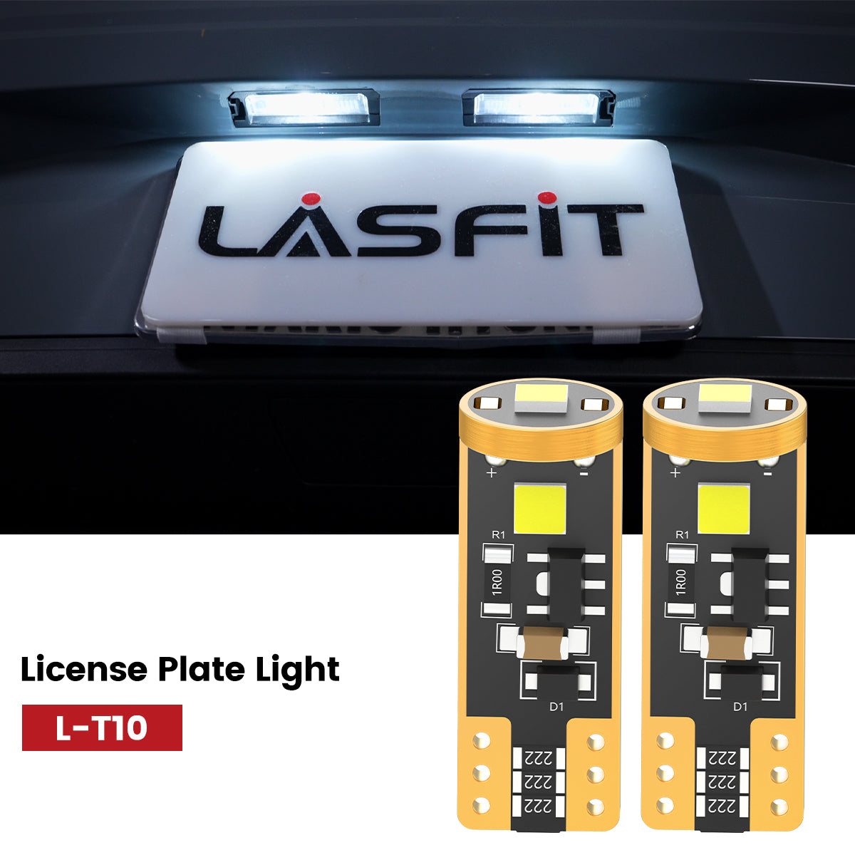 Lasfit 168 led license plate light fit for 2008-2012 Chevrolet Malibu 