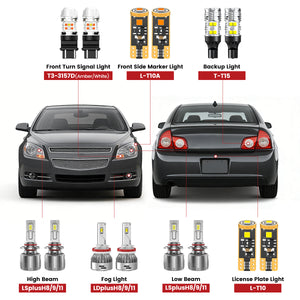 Lasfit led bulbs for 2008-2012 Chevrolet Malibu