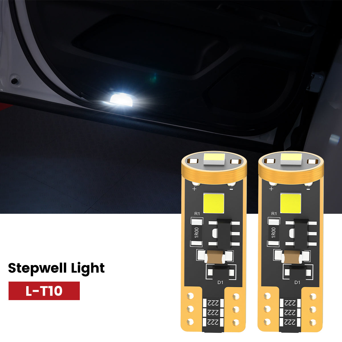 Lasfit 168 led stepwell lights fit for 2008-2012 Honda Accord 