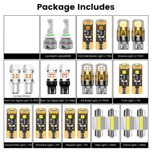 Lasfit combo package led bulbs for 2008-2012 Honda Accord  LX/LX-P/SE/EX/EX-L