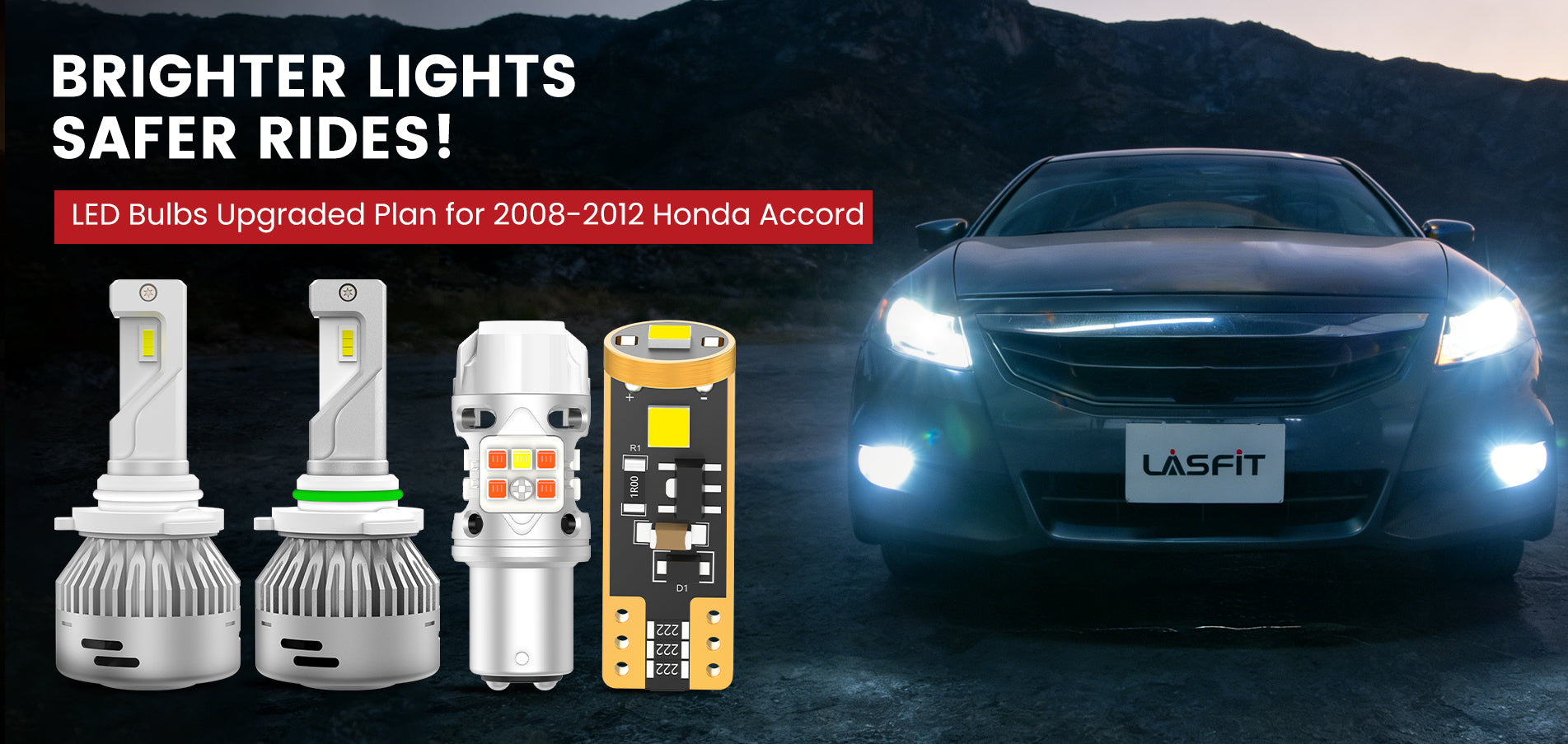 Lasfit LED Bulbs for 2008-2012 Honda Accord