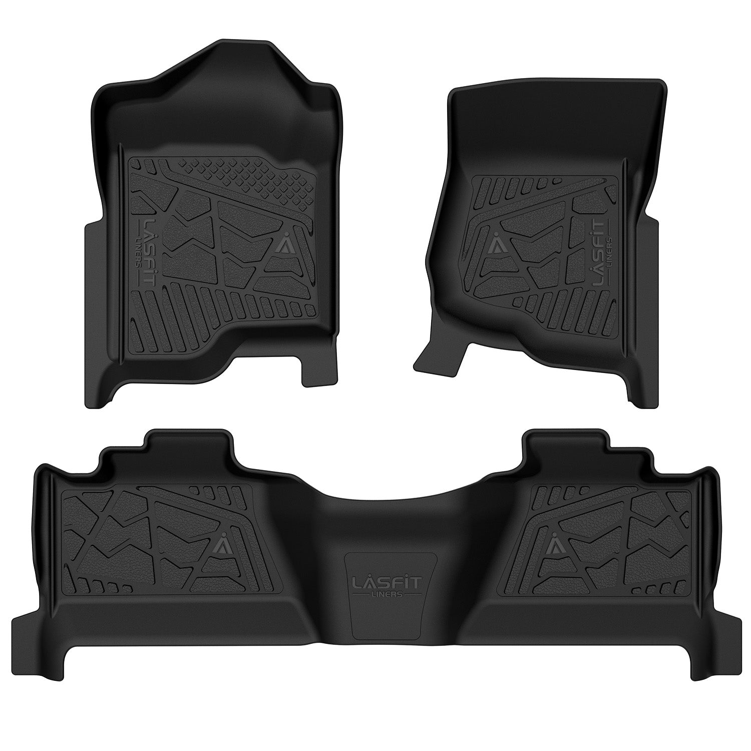 Fit for 2007-2014 GMC Sierra HD 2500 3500 Crew Cab Floor Mats, Fit Buc