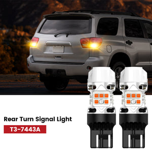 Lasfit 7443 led rear turn signal light fit for 2008-2017- Toyota Sequoia