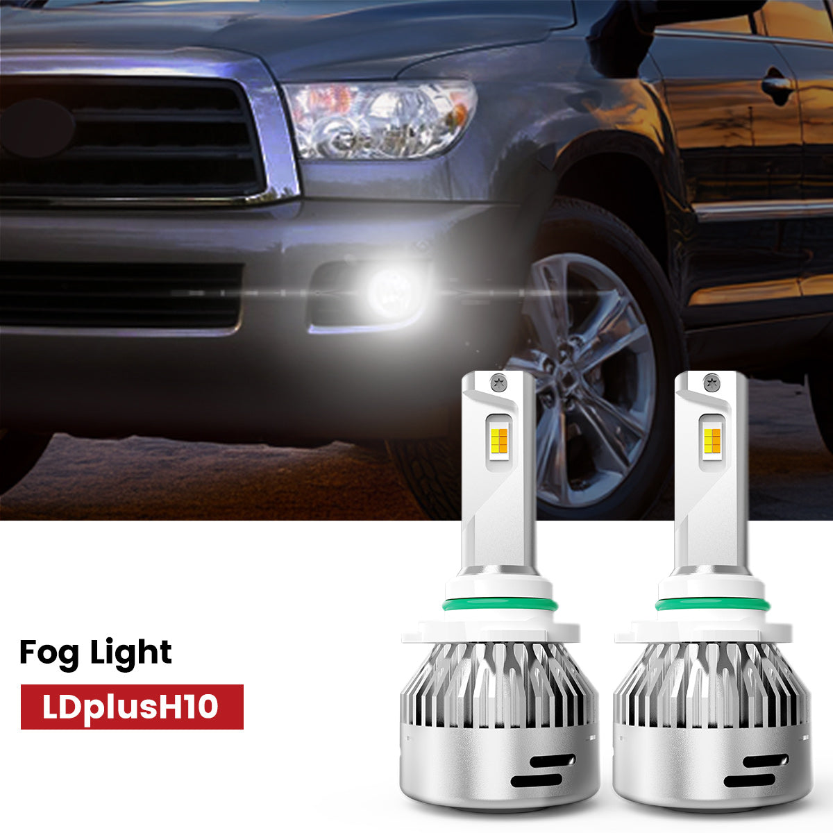 Lasfit H10 led fog light fit for 2008-2017- Toyota Sequoia