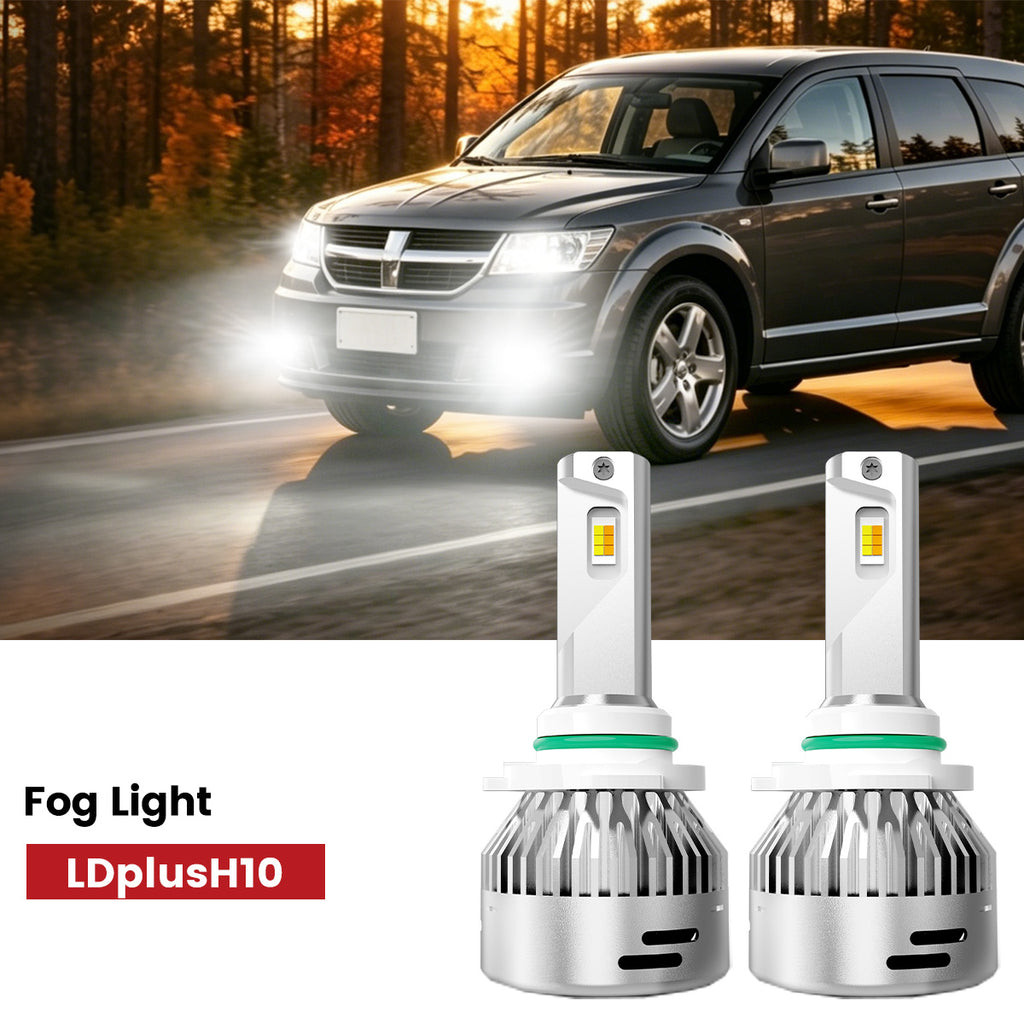 Lasfit 5202 2504 Psx24w LED Fog Light Bulbs, Switchback 60W 6000lm 2 Modes, Size: 5202/2504/PSX24W