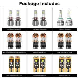 Lasfit combo package led bulbs for 2009-2010 Dodge Journey W/ H10 Fog Lights
