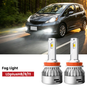 Lasfit H11 led fog lights fit for 2009-2013 Honda Fit 