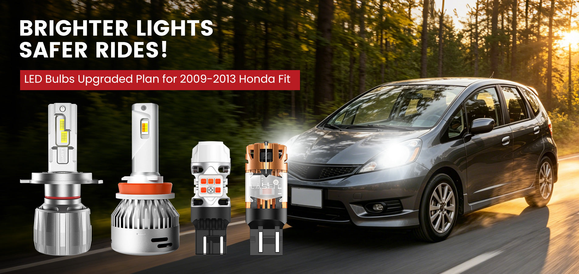 Lasfit LED Bulbs for 2009-2013 Honda Fit