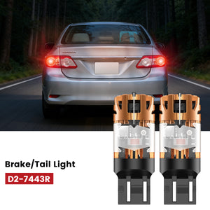 Lasfit 7443 led brake/tail lights fit for 2009-2013 Toyota Corolla 