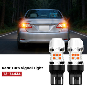 Lasfit 7443 led rear turn signal lights fit for 2009-2013 Toyota Corolla 