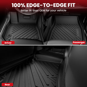 2009-2013 Toyota Matrix Floor Mats Edge to Edge Fit