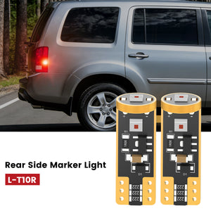Lasfit 168 led rear side marker lights fit for 2009-2015 Honda Pilot  