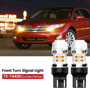 Lasfit 7443 led front turn signal light fit for 2009-2015 Toyota Venza