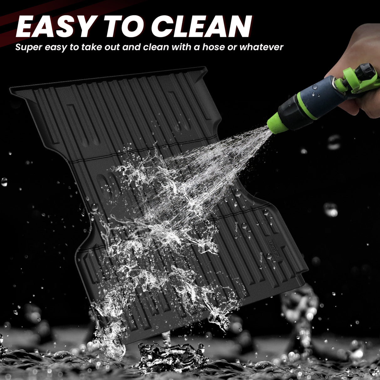 2009-2016 Ford F-250 F-350 F-450 6.75FT(81") Truck Bed Mat Easy to Clean