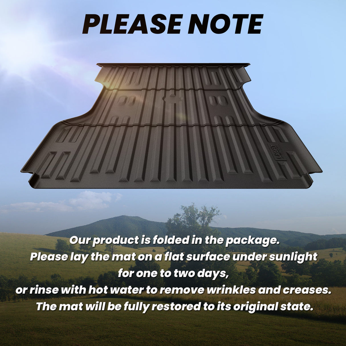 2009-2016 Ford F-250 F-350 F-450 6.75FT(81") Truck Bed Mat Note
