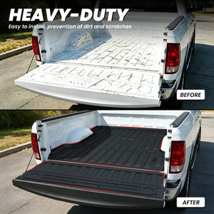 Fit for Ram 1500 Heavy Duty Truck Bed Mat or Tailgate Mat Full Protection