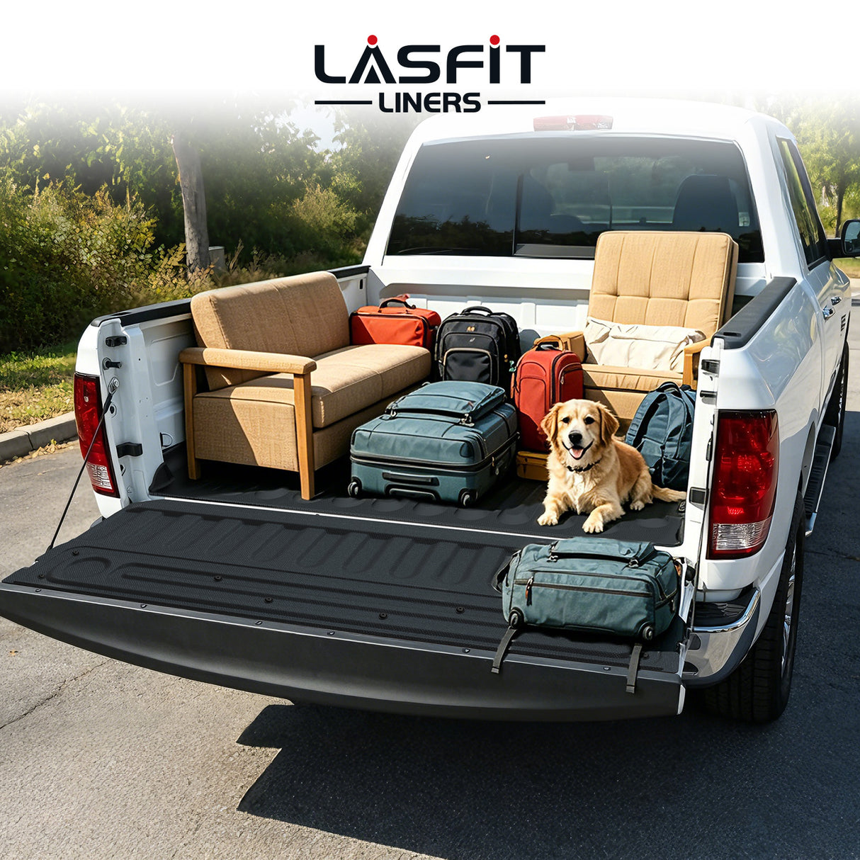 Fit for Ram 1500 Heavy Duty Truck Bed Mat or Tailgate Mat 
