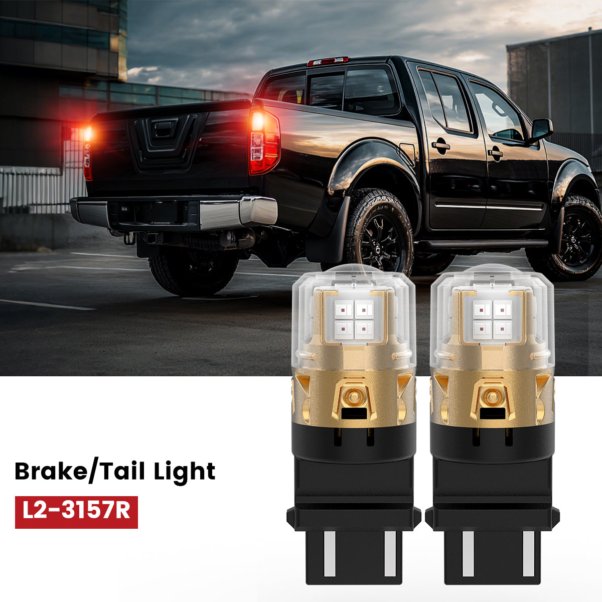 Lasfit 3157 led brake/tail lights fit for 2009-2021 nissan frontier 