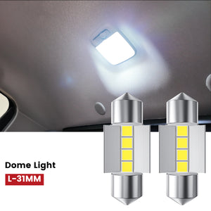 Lasfit 31MM led dome lights fit for 2009-2021 nissan frontier 