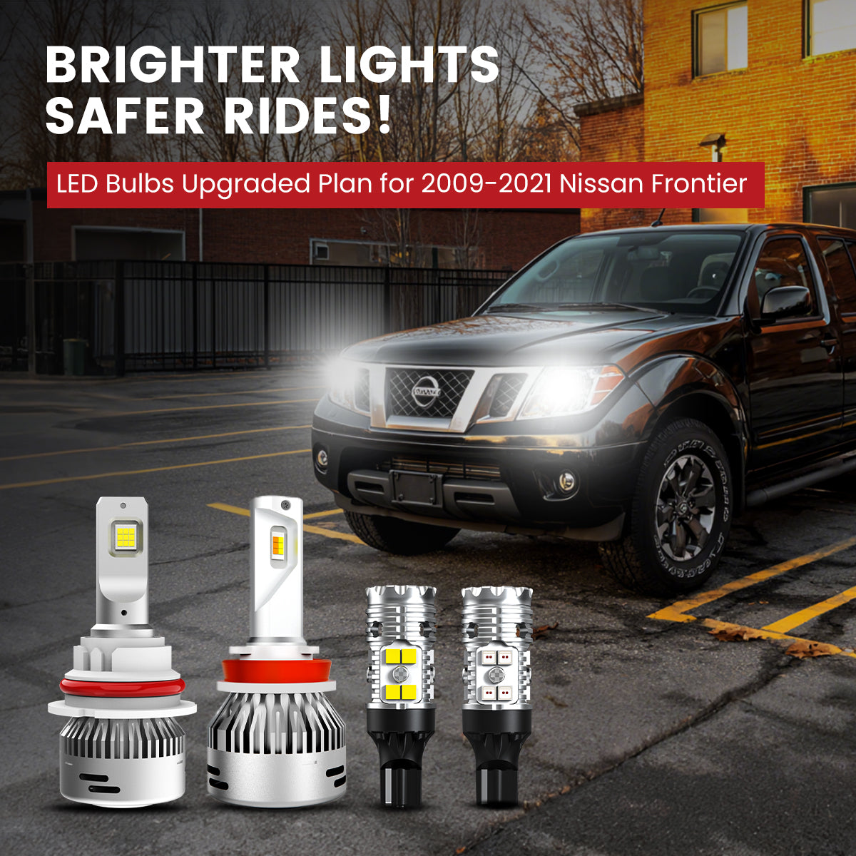 Lasfit LED Bulbs for 2009-2021 Nissan Frontier