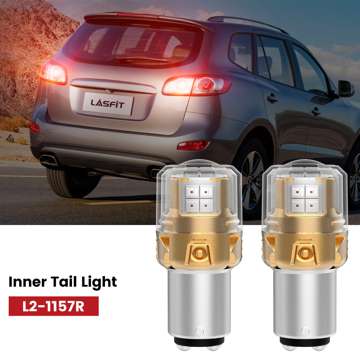 Lasfit 1157 led inner tail light fit for 2010-2012 Hyundai Santa Fe