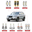 Lasfit front led bulbs for 2010-2012 Hyundai Santa Fe