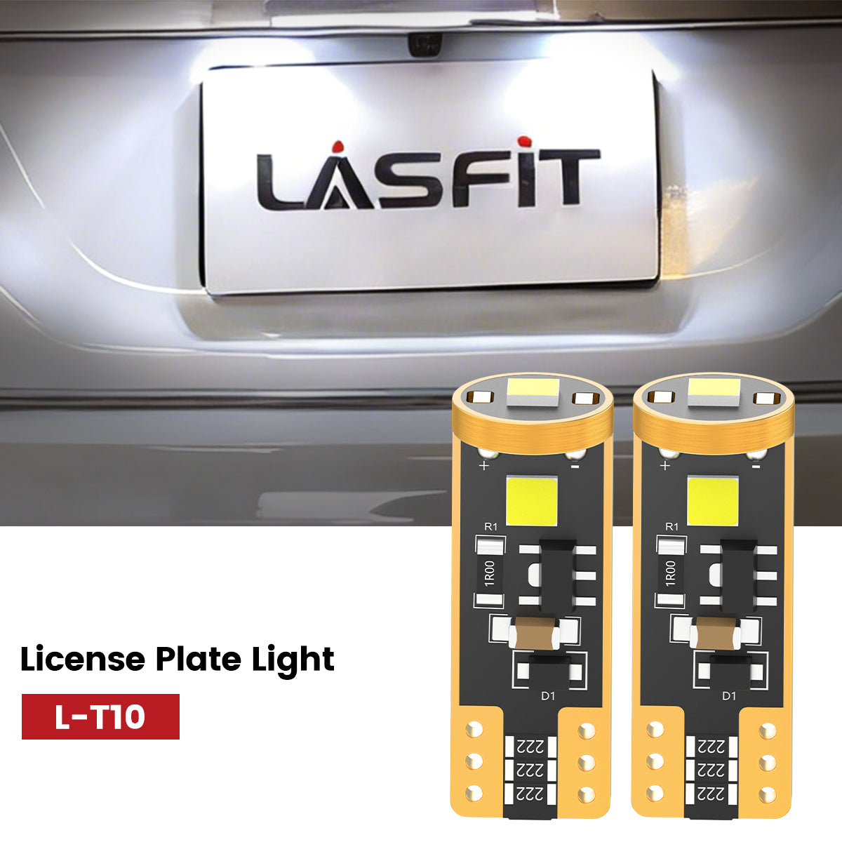 Lasfit 168 led license plate light fit for 2010-2012 Nissan Sentra 