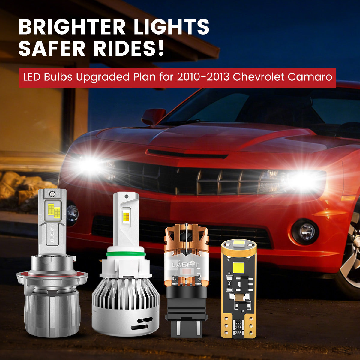 Lasfit LED Bulbs for 2010-2013 Chevrolet Camaro