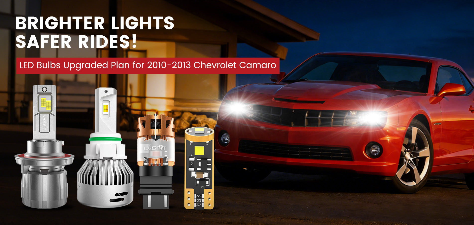Lasfit LED Bulbs for 2010-2013 Chevrolet Camaro