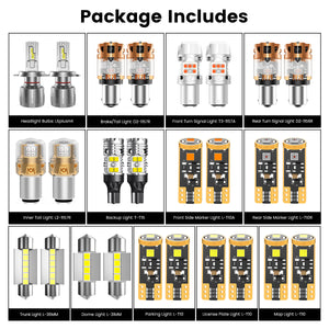 Lasfit combo package led bulbs for 2010-2013 Hyundai Tucson w/o fog lights