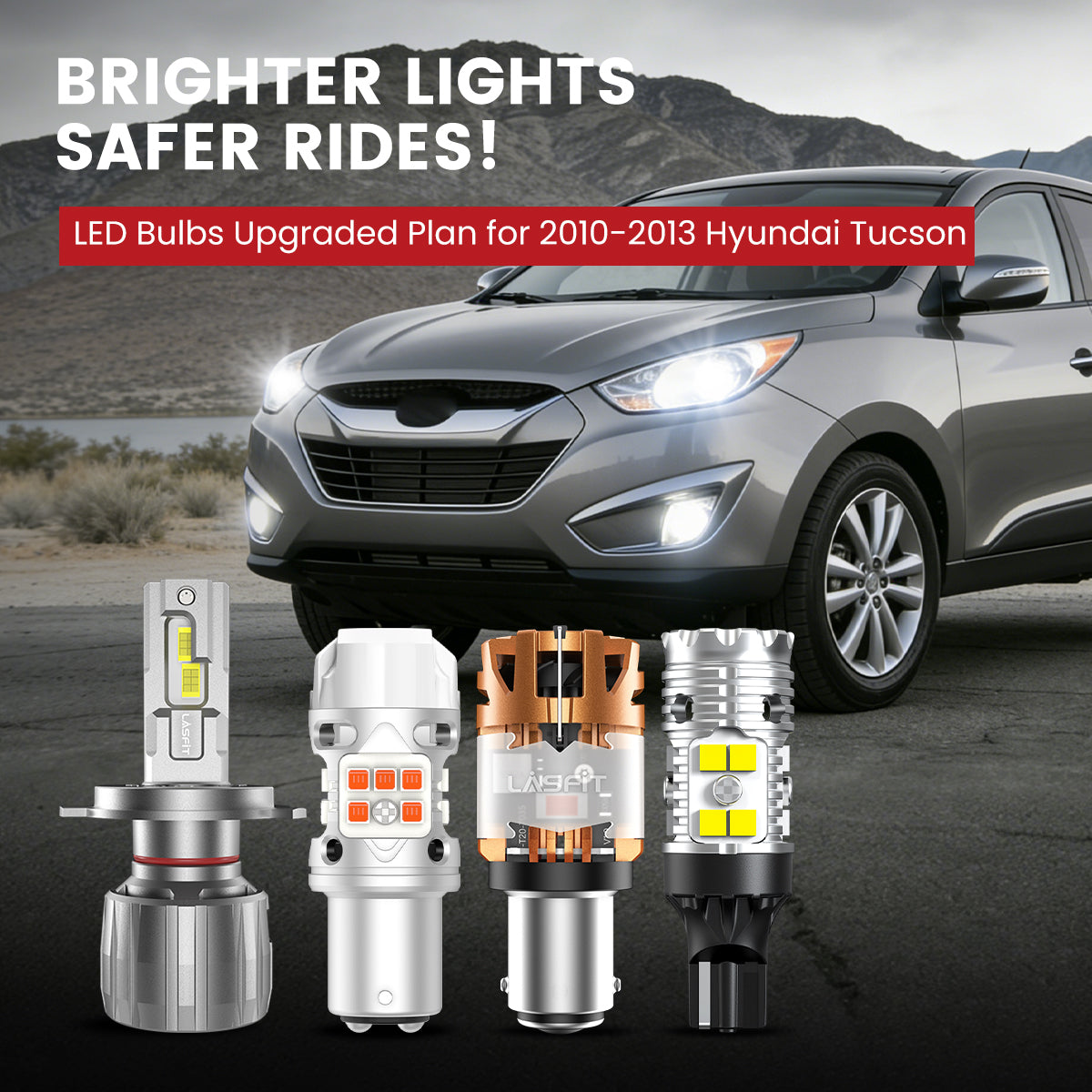 Lasfit LED Bulbs for 2010-2013 Hyundai Tucson