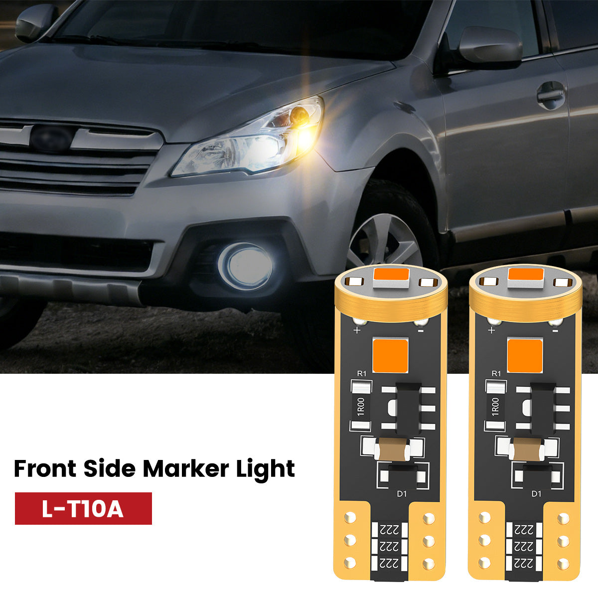 Lasfit 168 led front side marker light fit for 2010-2014 Subaru Outback