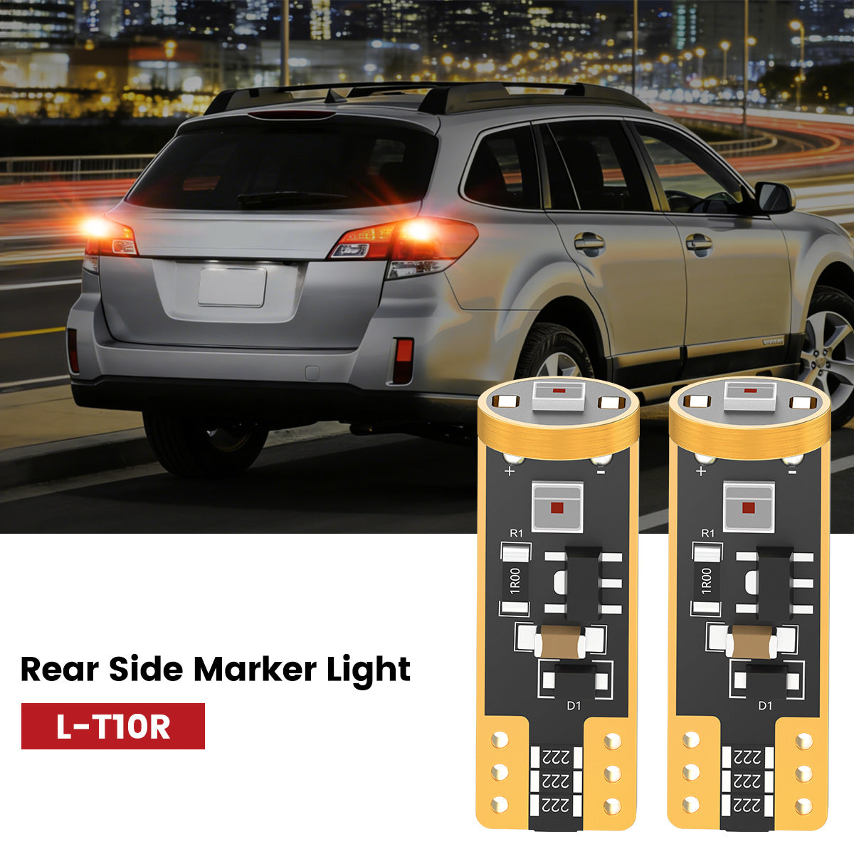 Lasfit 168 led rear side marker light fit for 2010-2014 Subaru Outback
