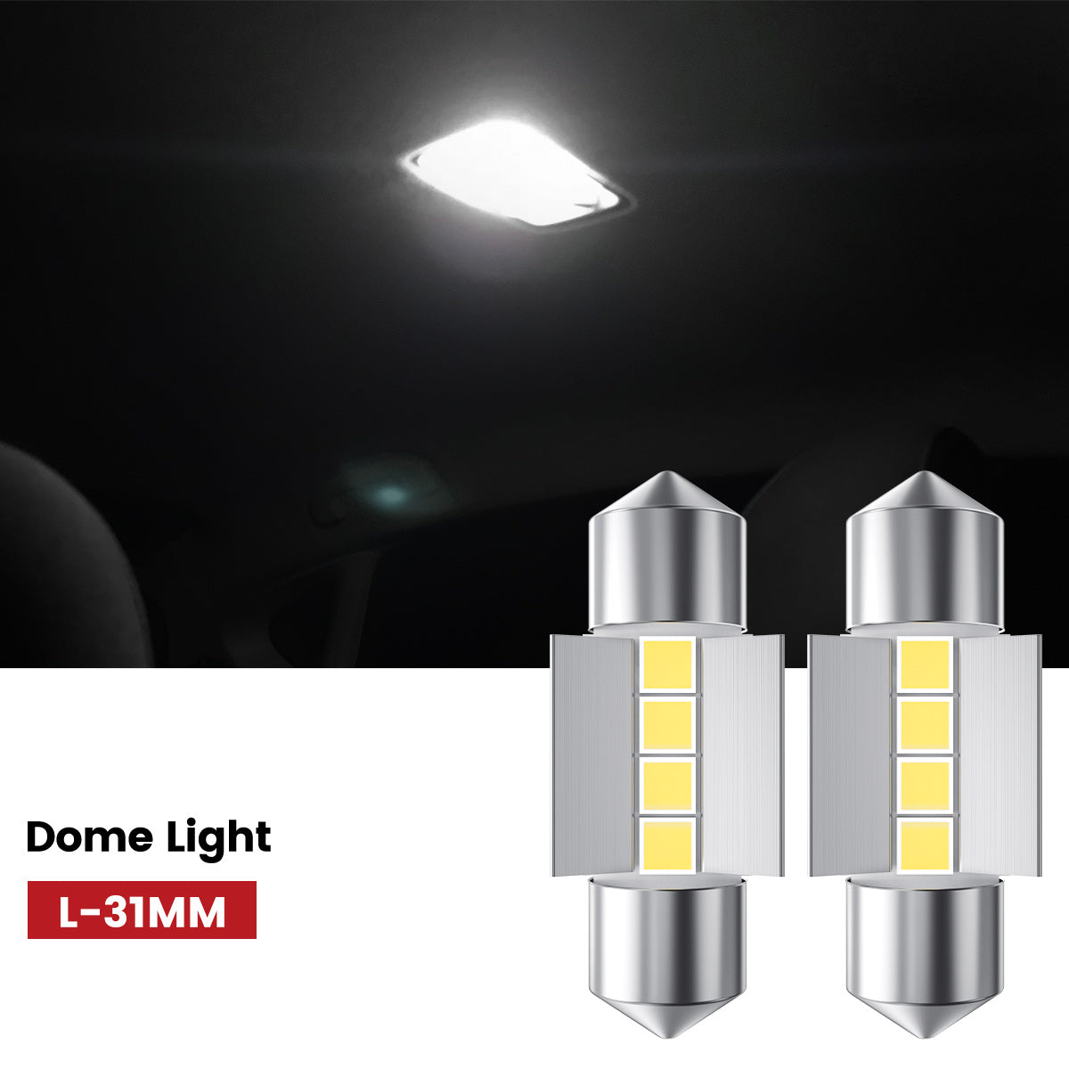 Lasfit 31MM led dome light fit for 2010-2014 Subaru Outback