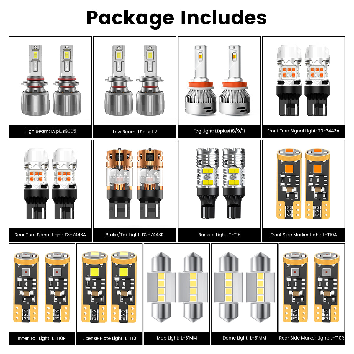 2010-2014 Subaru Outback LED Bulbs | Lasfit