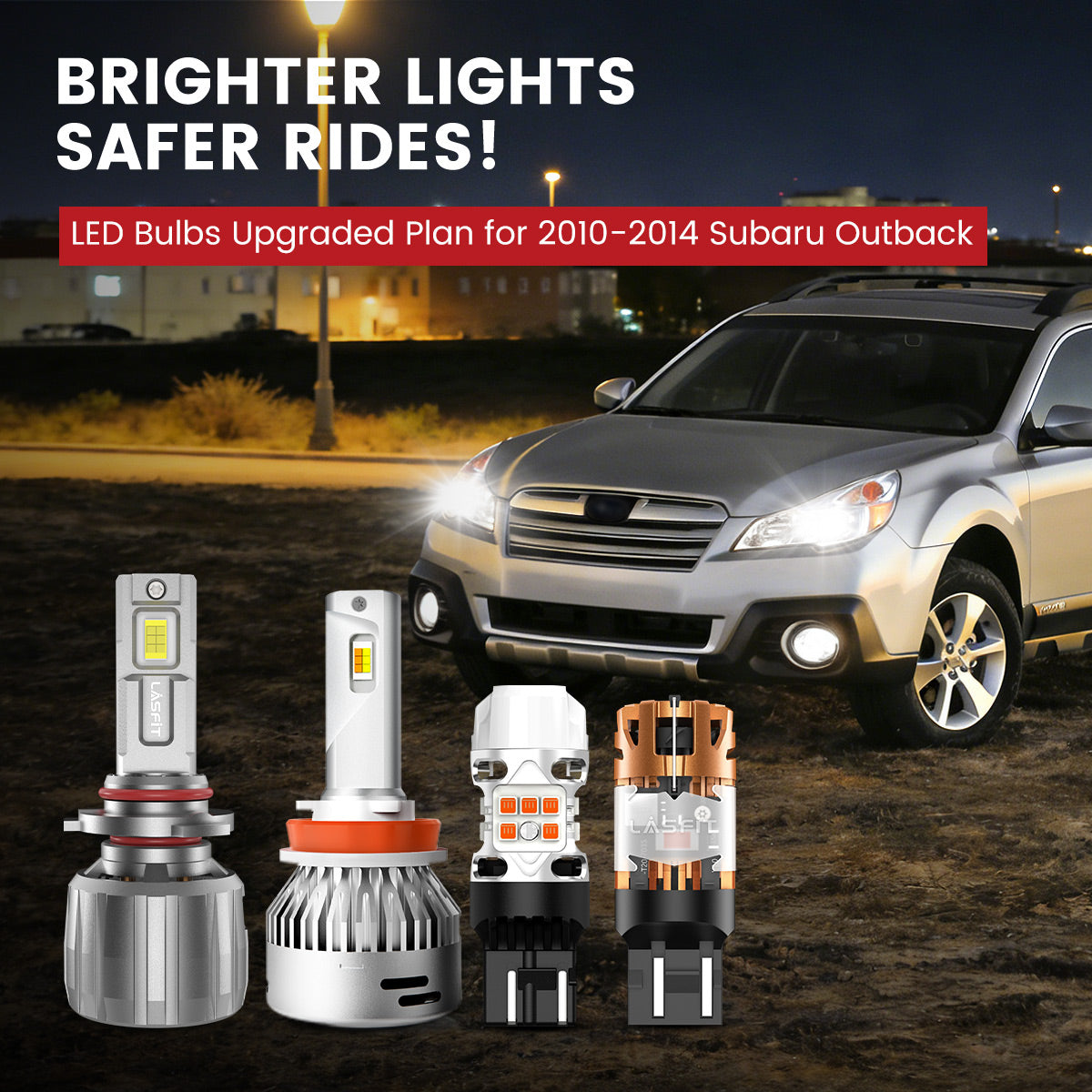 Lasfit LED Bulbs for 2010-2014 Subaru Outback