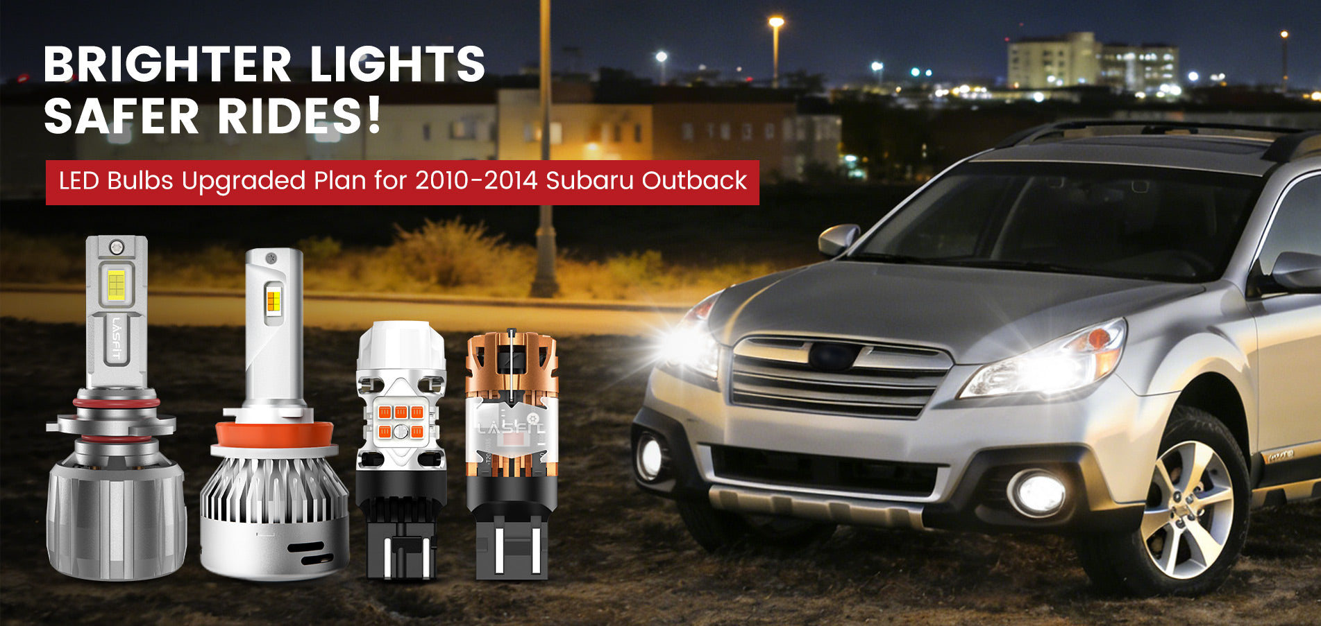 Lasfit LED Bulbs for 2010-2014 Subaru Outback