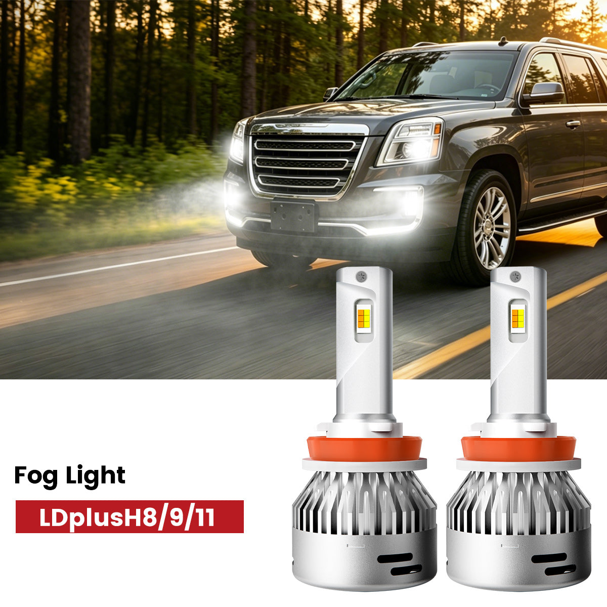 Lasfit H11 led fog lights fit for 2010-2017 GMC Terrain 