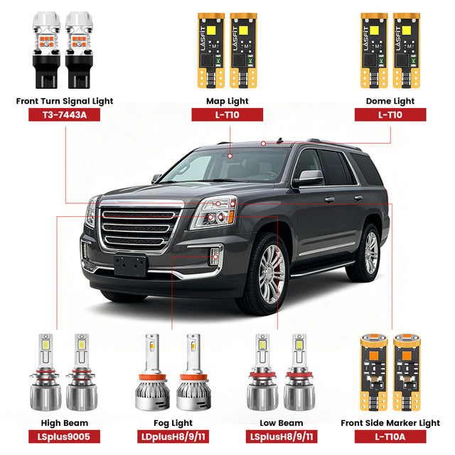 Lasfit led bulbs for 2010-2017 GMC Terrain