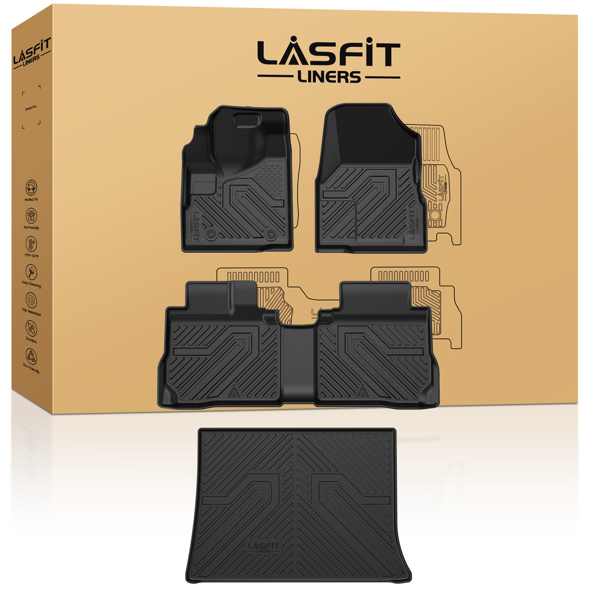 2010-2017 GMC Terrain Floor Mats & Cargo Mat Package