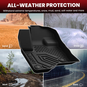 2010-2019 Lincoln MKT 3 Row Floor Mats & Cargo & Seatback Mats All Weather Protection