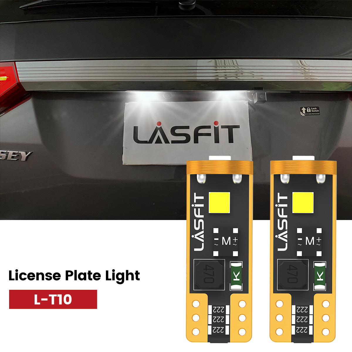 Lasfit 168 led license plate lights fit for 2011-2013 Honda Odyssey