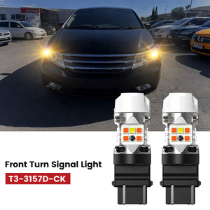 Lasfit 3157 led front turn signal lights fit for 2011-2013 Honda Odyssey