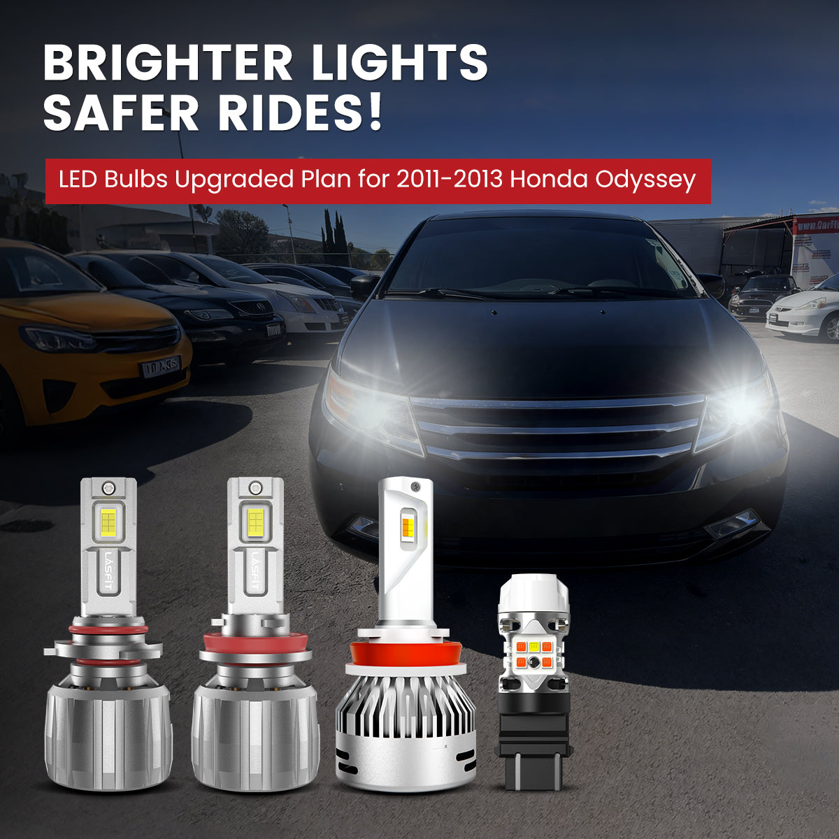 Lasfit LED Bulbs for 2011-2013 Honda Odyssey